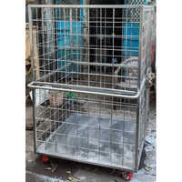 100 Kg Ss Cage Trolley