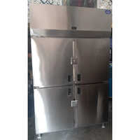 4 Door Vertical Refrigerator - Color: Silver
