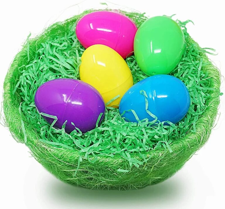 Egg Plastic Toy - Color: Yellow And White