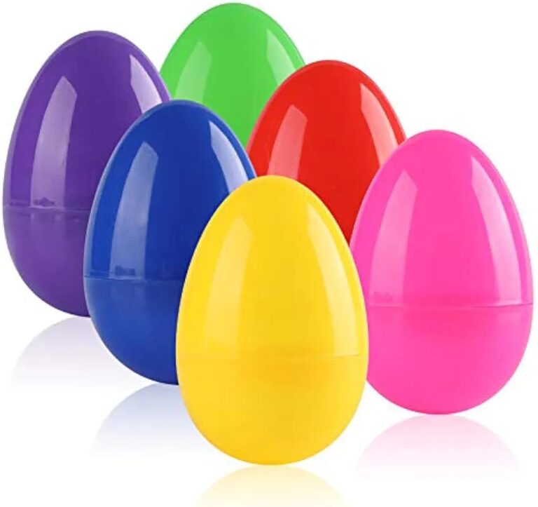 Egg Plastic Toy - Color: Yellow And White