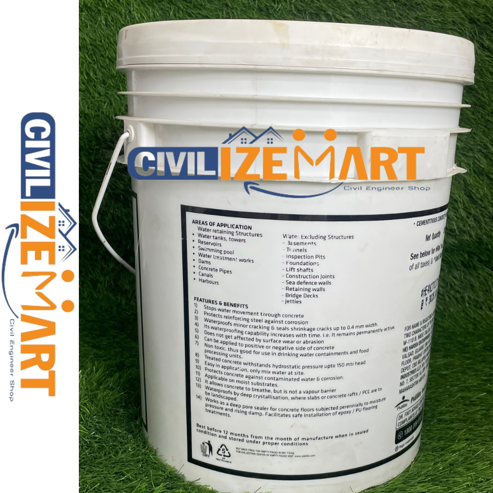 Acrylic Based Polymer Coating Dr. Fixit 107 Krystalline Waterproofing