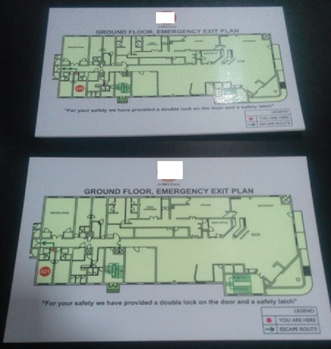 Illuminated Braille Signage