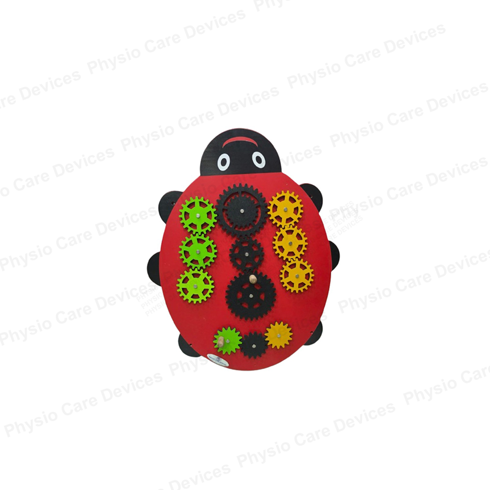 Ladybug Gear Wall Panel - Color Code: Colorful