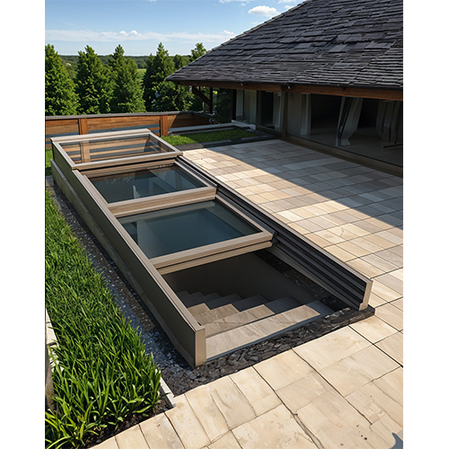 Glass Skylight Motorized (3-4 Track)