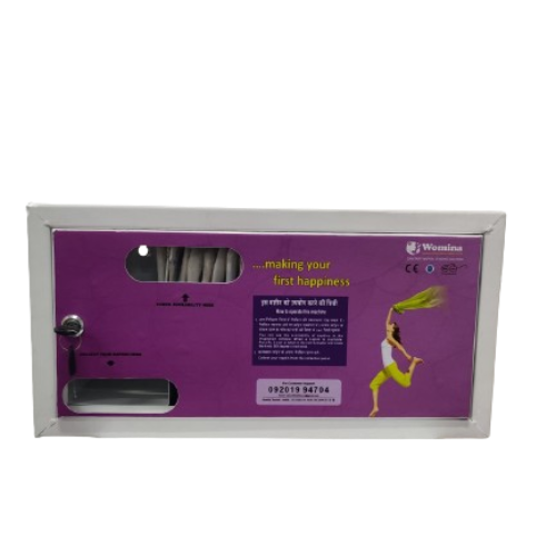 Manual Sanitary Napkin Vending Machine Vm 25 Manual - Color: White