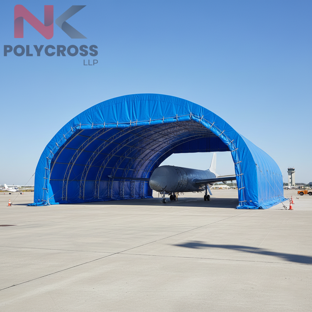 Aircraft Engine Cover - Color: Blue