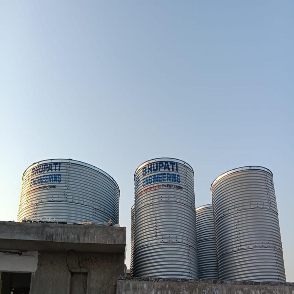 Zinc Aluminium Over Head Water Tank 