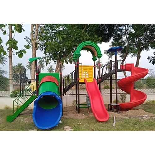 Rainbow Toys Outdoor Play Slide Swings - Capacity: 3-4 Children Pcs/Hr