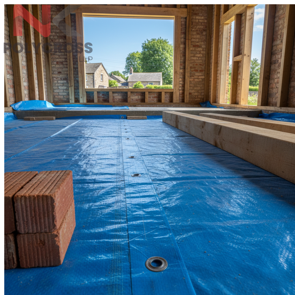 Hangar Temporary Sheet - Color: Blue