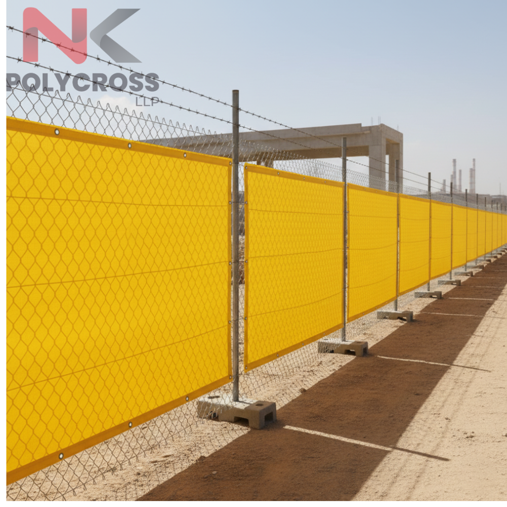 Security Fence Shade - Color: Blue