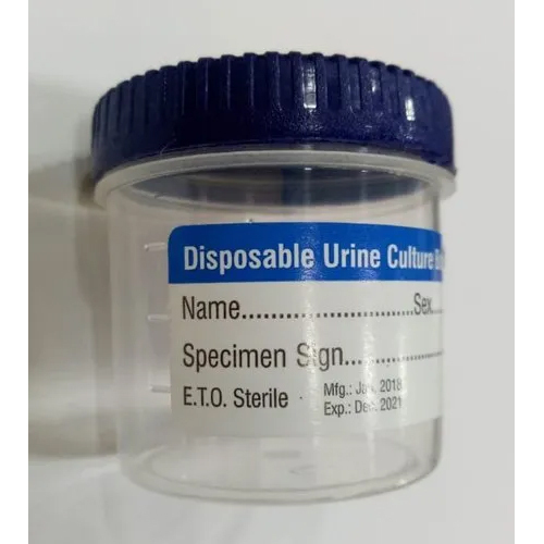 30 Ml Urine Container - Color: Transparent