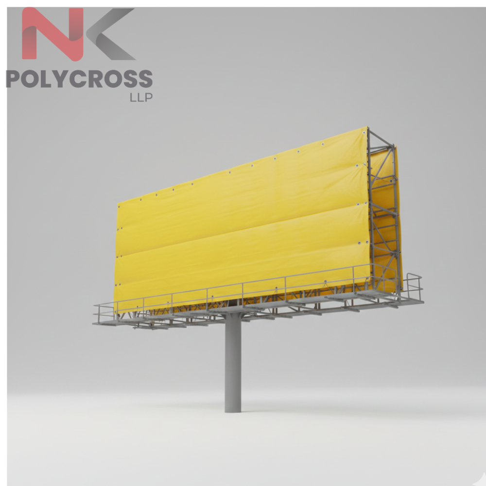 Hoarding Installation Cover - Color: Blue