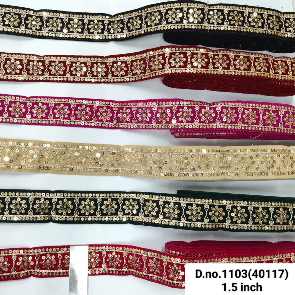 Tapeta Lace Embroidery Lace - Decoration Material: Sequins