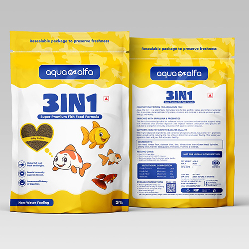 400 GM 3 In 1 Super Premium Fish Food Formula