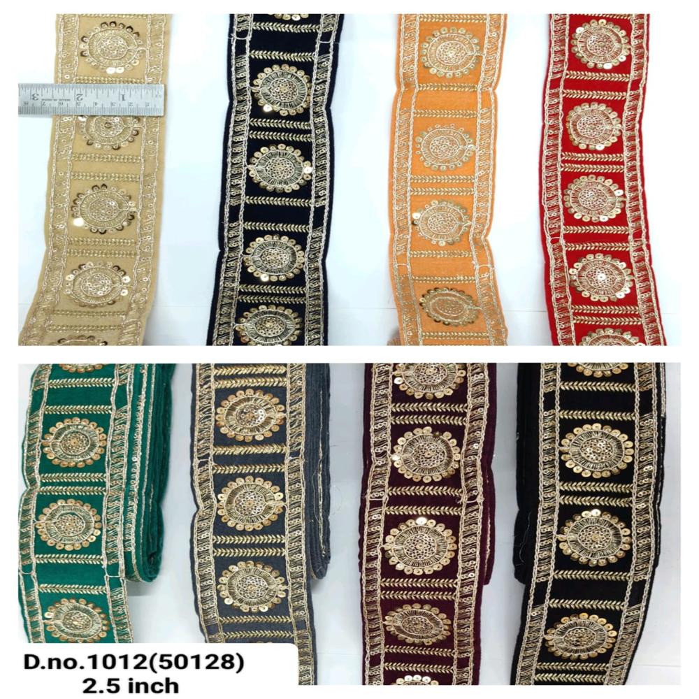 Golden Tapeta Lace - Decoration Material: Sequins