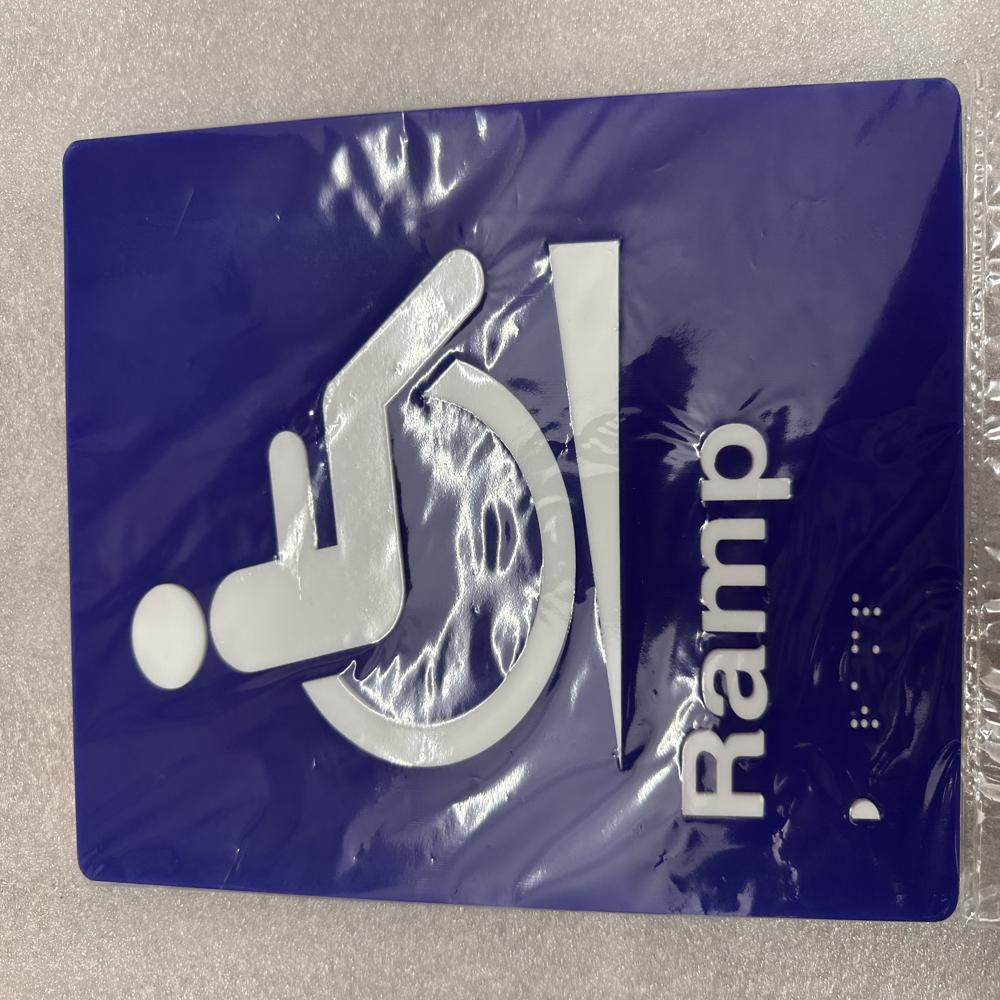 Acrylic Braille Signage