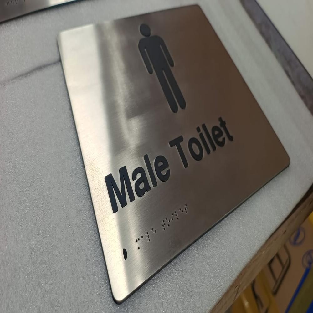 Stainless Steel Braille Signage