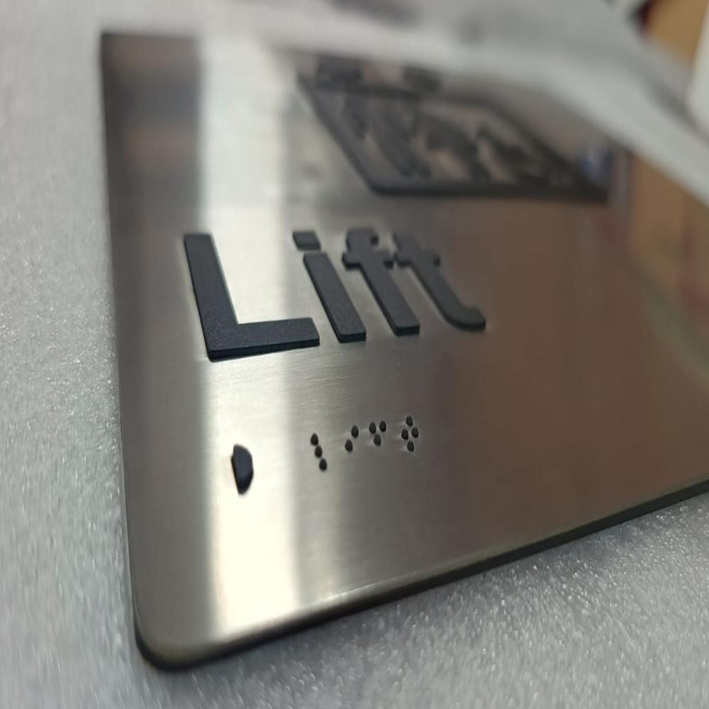 Stainless Steel Braille Signage