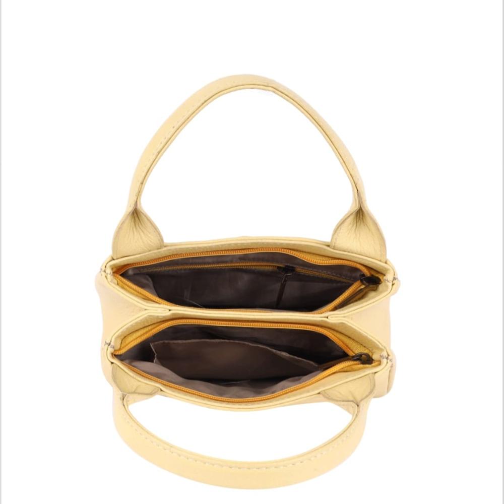 High-quality genuine leather with fine grain texture