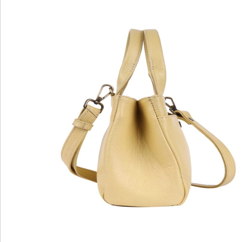 High-quality genuine leather with fine grain texture