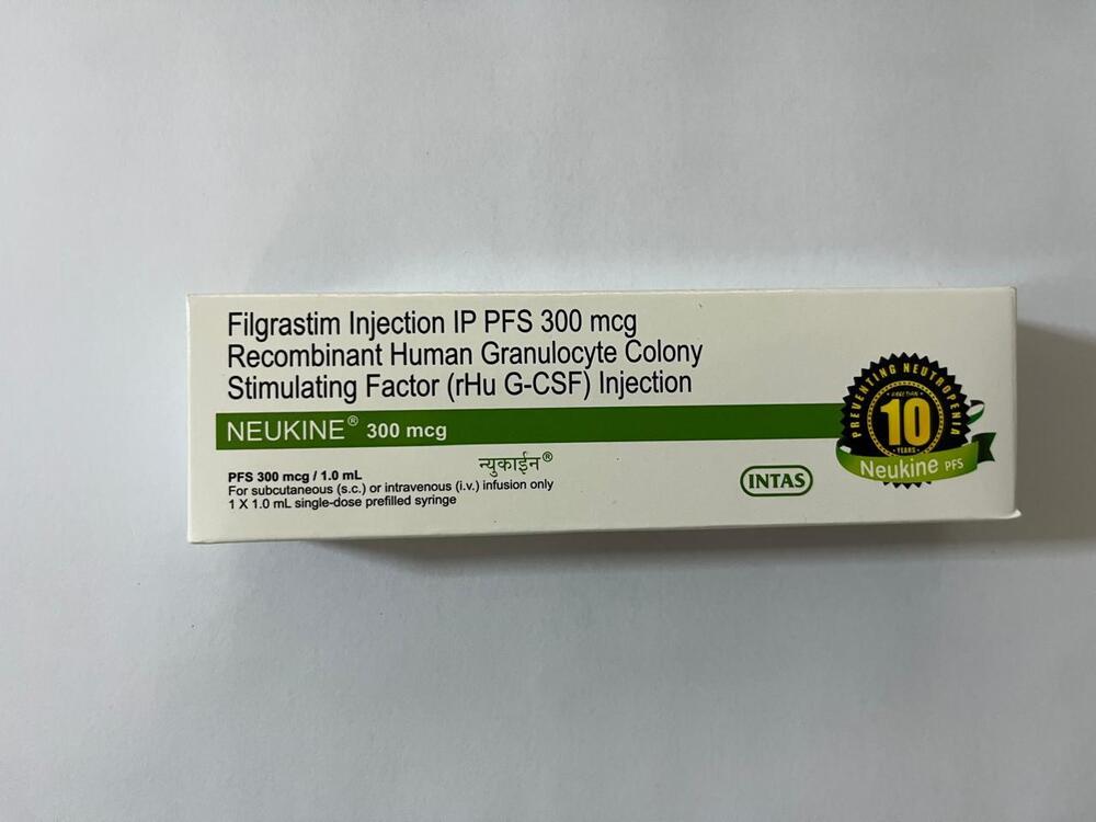 Filgrastim Injection IP PFS 300 Mcg Recombinant Human Granulocyte Colony Stimulation Factor Injection