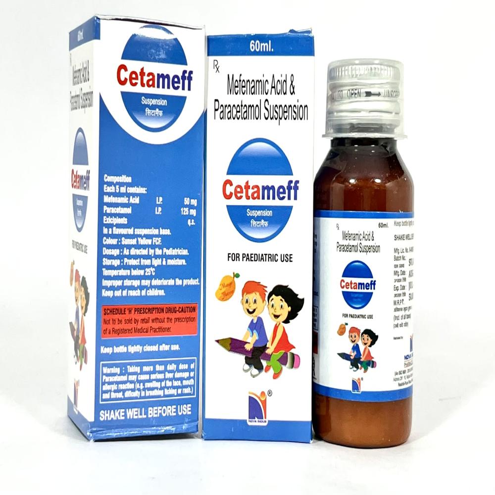 Cetameff Suspension - Drug Type: General Medicines