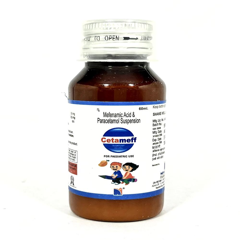 Cetameff Suspension - Drug Type: General Medicines
