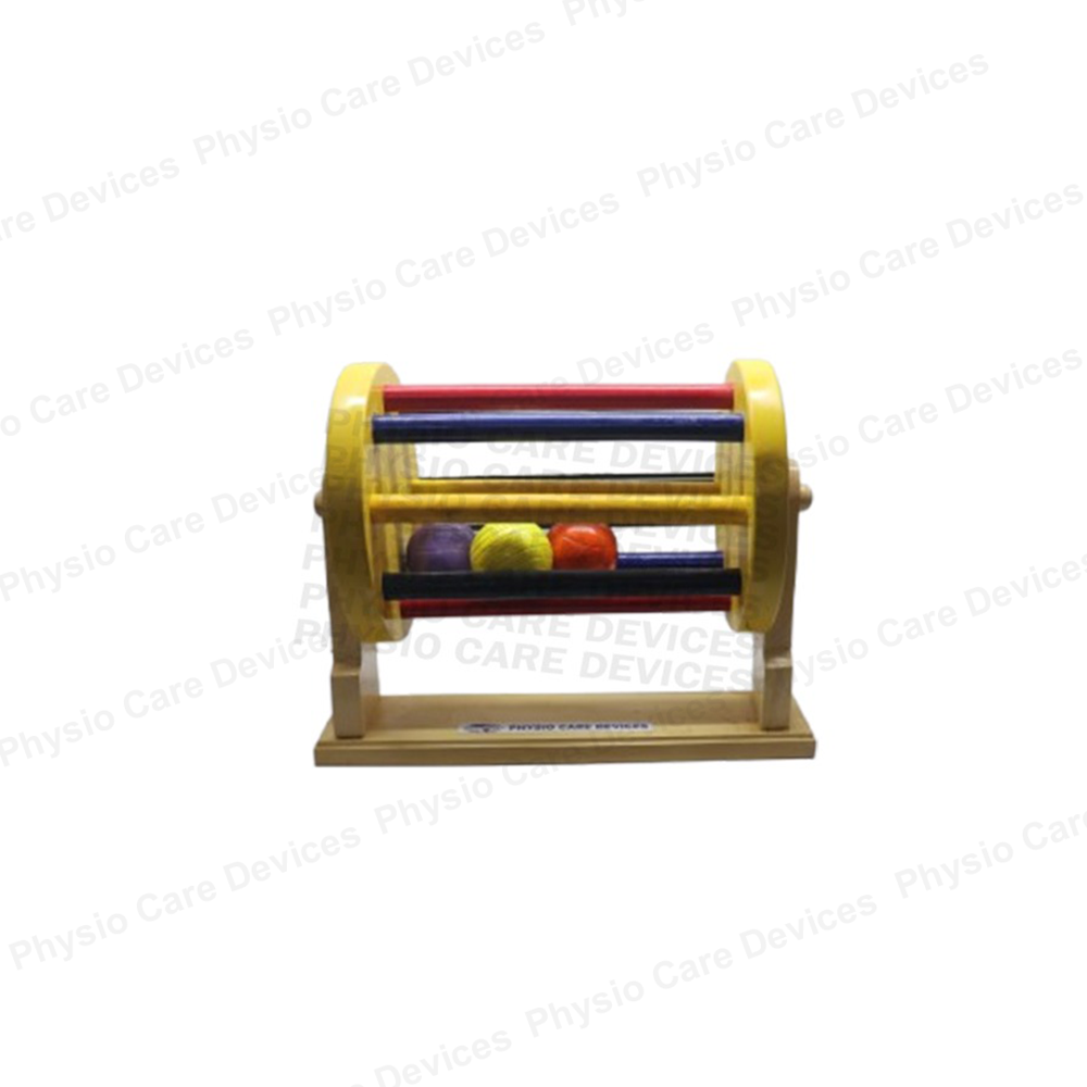 Rotating Drum With Balls - Color: Yellow