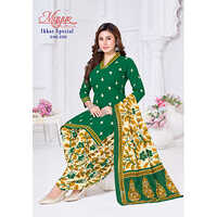 Cotton Bandhani Dress Material