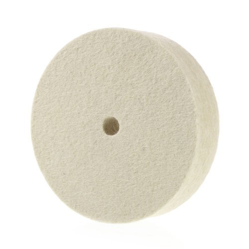Felt Wheel - Wool Felt, 25-300 Mm Diameter, White/grey, Mechanically Bonded, Up To 120c Temperature Resistance, High Resilience
