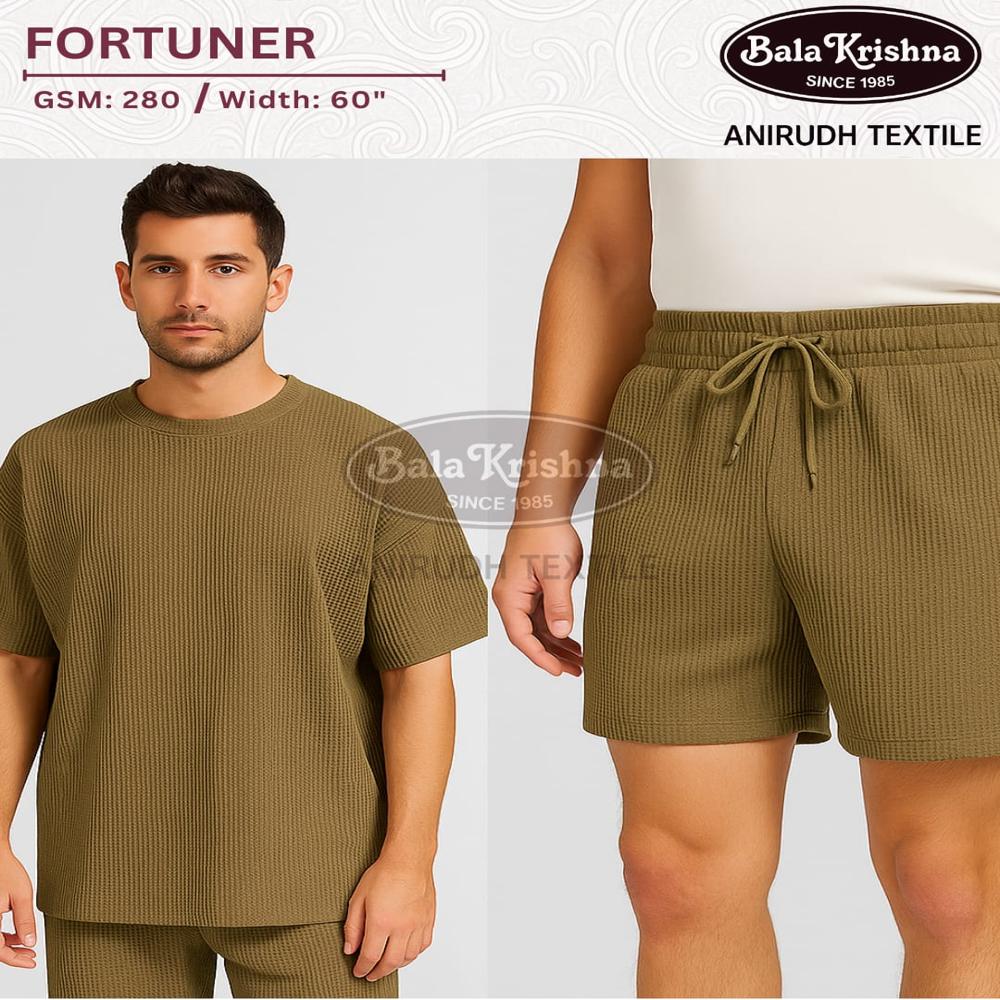 Fortuner  Polyester Lycra - Color: 6 Colour Available