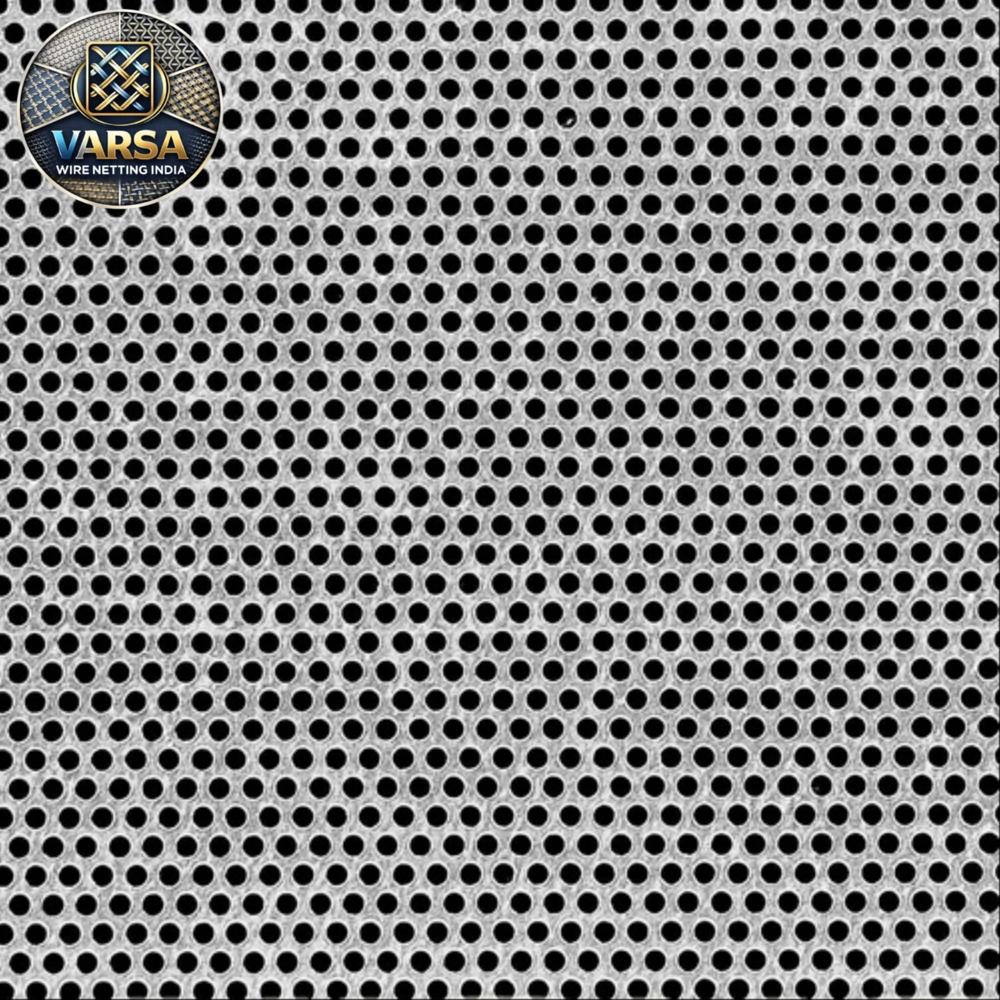Stainless Steel Perforated Sheet - 3x40 Feet, Silver Color | Lightweight, Rust Resistant, Versatile Mesh For Industrial Use