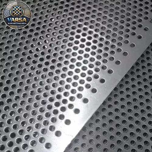 Stainless Steel Perforated Sheet - 3x40 Feet, Silver Color | Lightweight, Rust Resistant, Versatile Mesh For Industrial Use