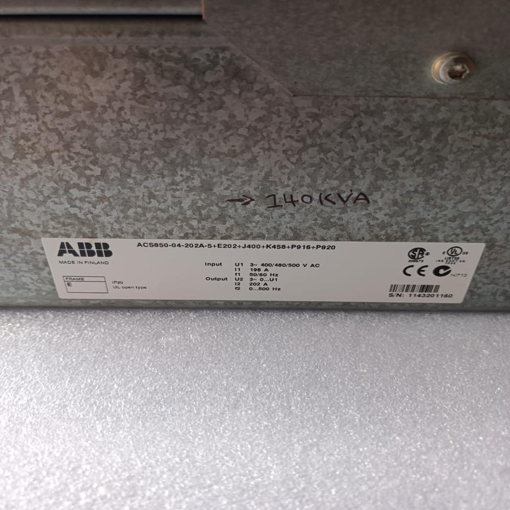 Ac Drive (Vfd) ABB ACS850