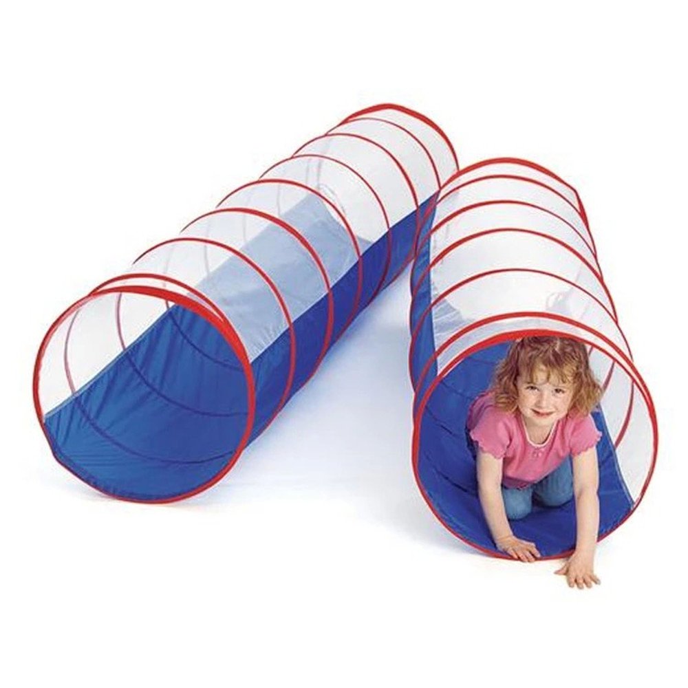 Play Hood Tunnel - Color: Blue / White Or Multi-color (may Vary)