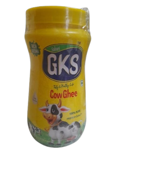 1 Ltr Cow Ghee - Color: Golden Yellow
