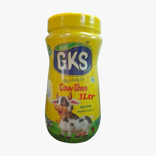 1 Ltr Cow Ghee - Color: Golden Yellow