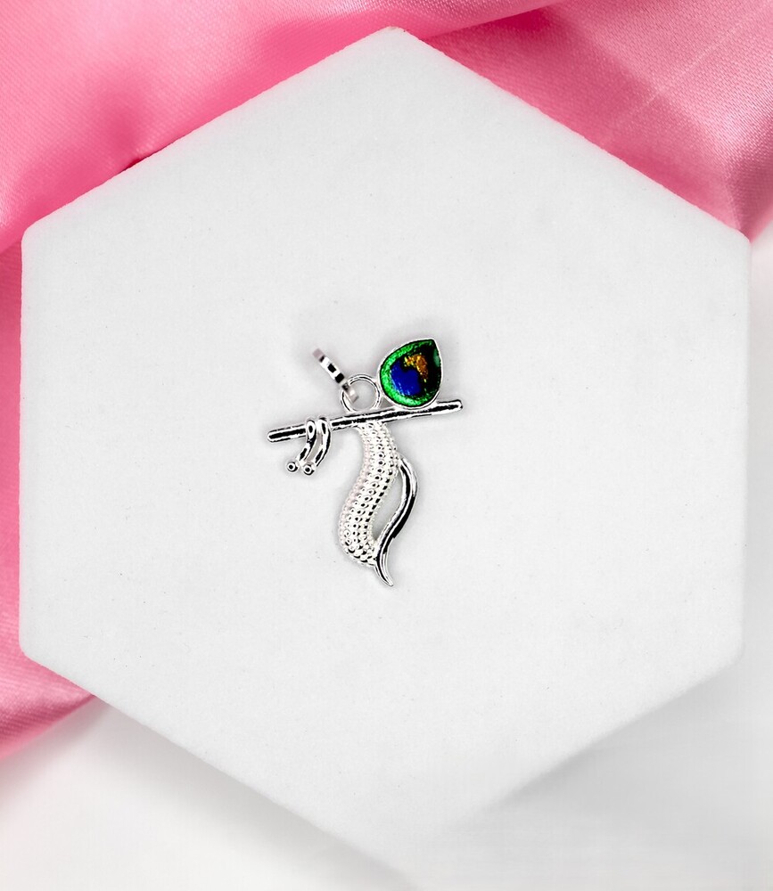 92.5 New Design Silver Krishna Pendant