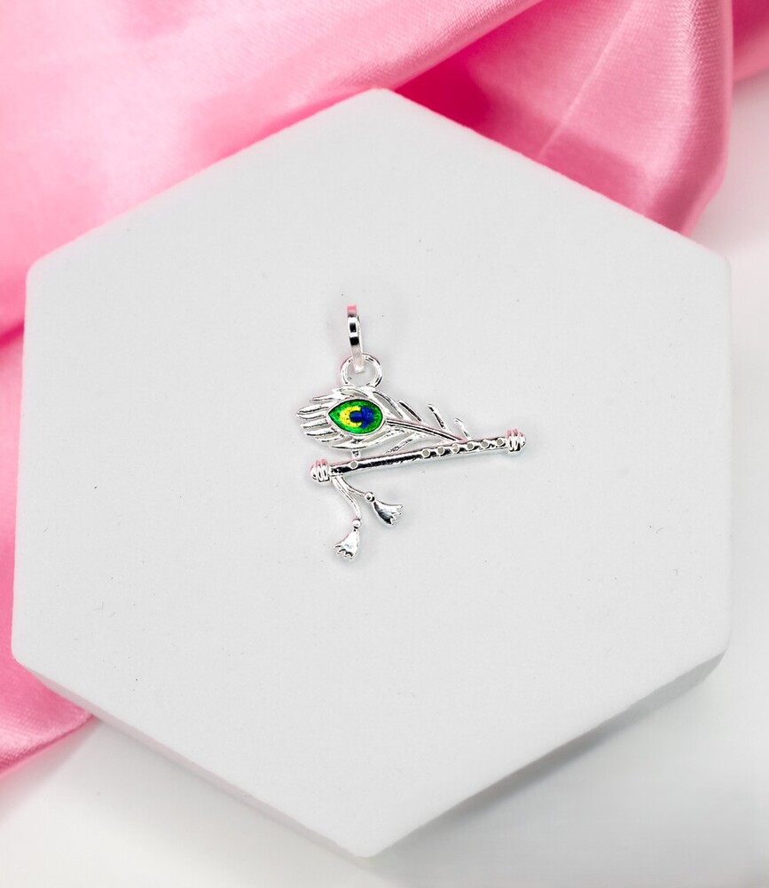 92.5 New Design Silver Krishna Pendant