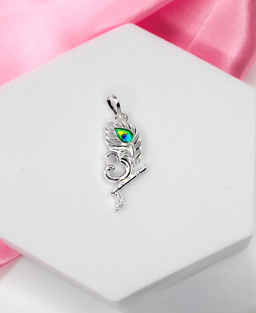 92.5 New Design Silver Krishna Pendant