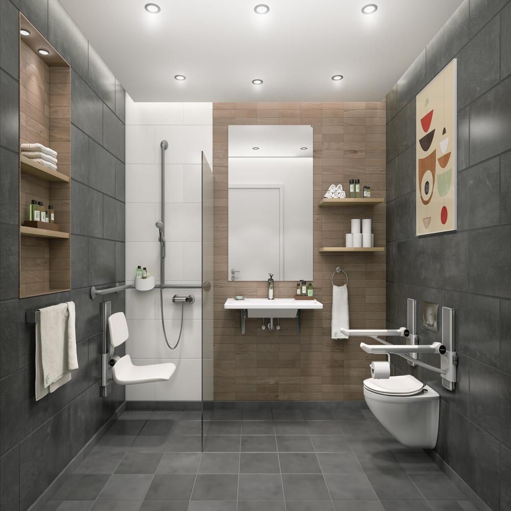 Height Adjustable Shower Seat