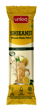 Unloq Shikanji Drink - 12g Sachet - Capacity: 10000 Pcs/hr
