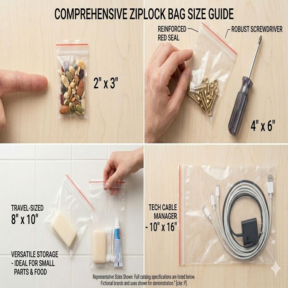 10x12 Inches Magic Lock Bags