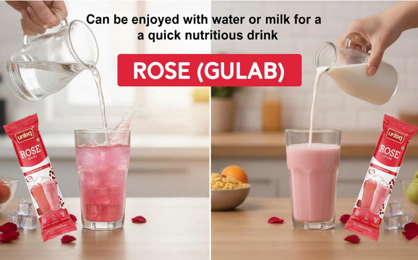 Unloq Rose drink Sachet - 15g