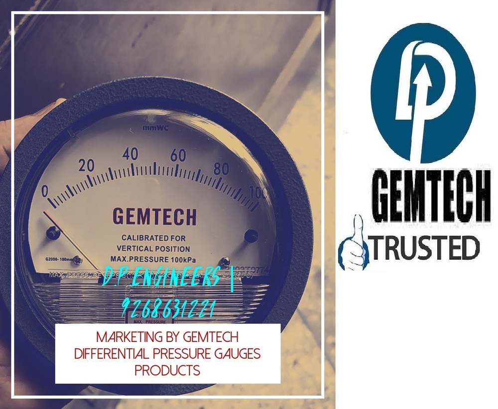GEMTECH DIFFERENTIAL PRESSURE GAUGE Hind Saurashtra Industrial Estate Mumbai