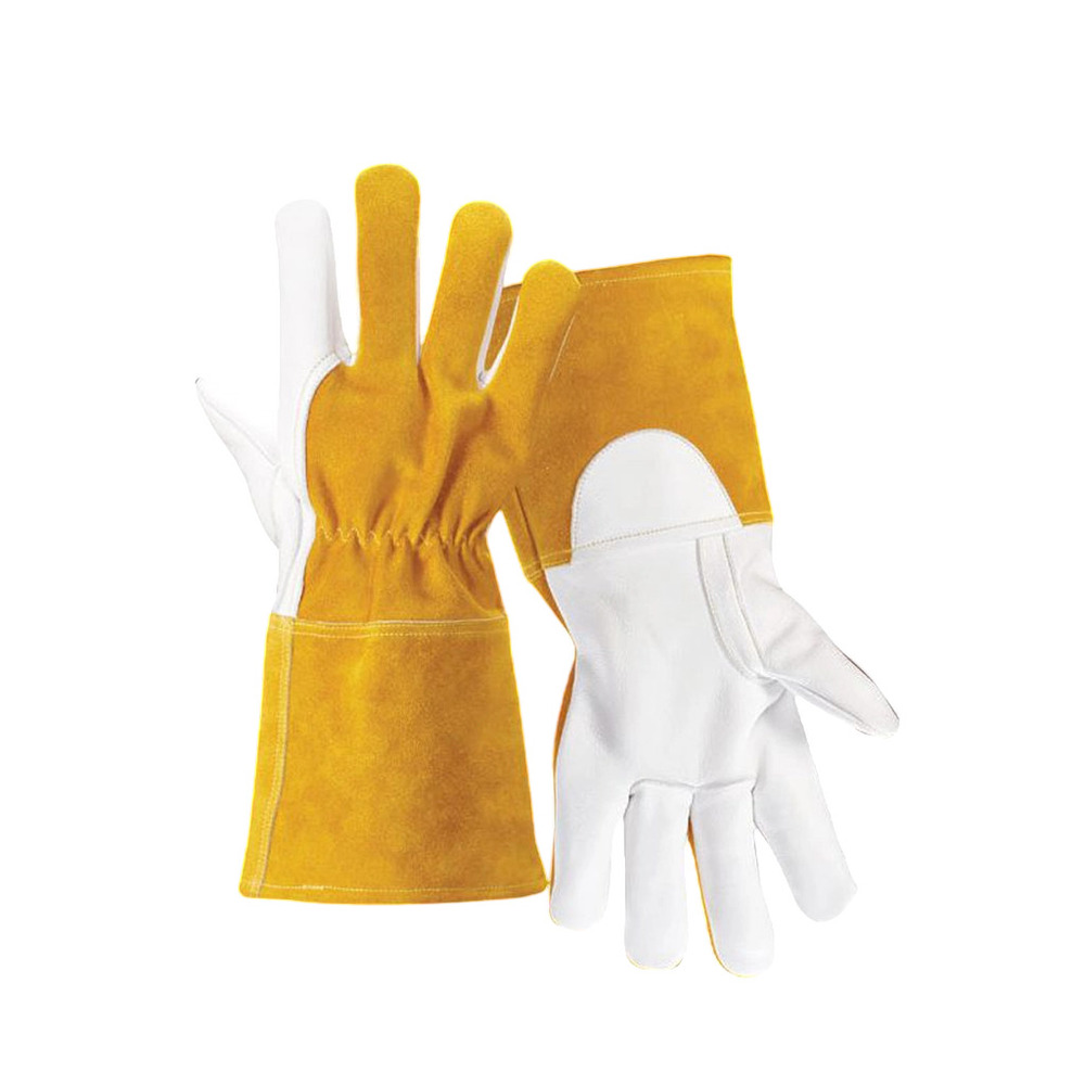 V-Y-529.13 St Welding Gloves - Color: Yellow & Blue