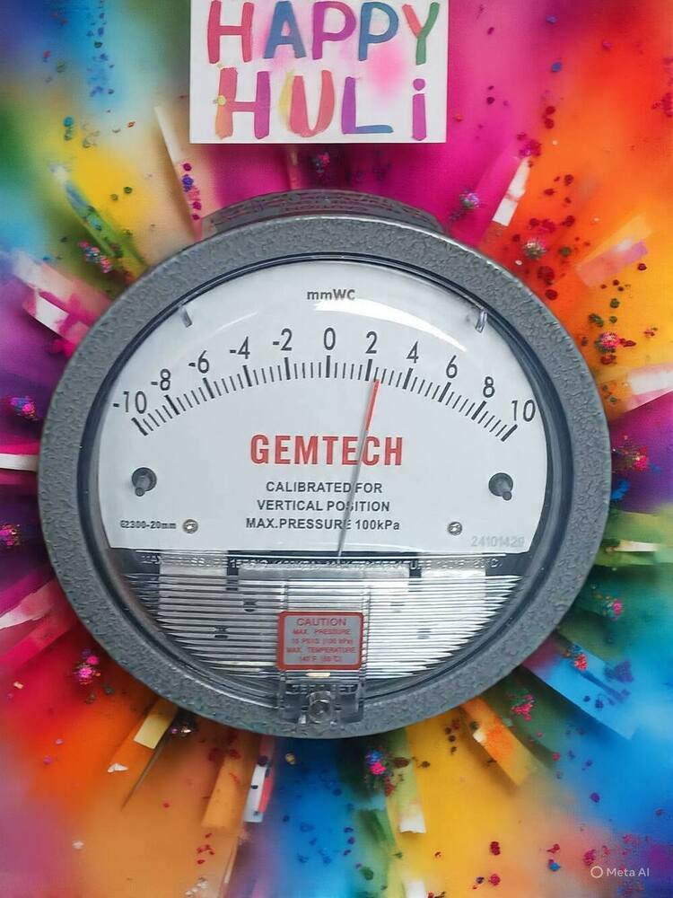 GEMTECH : DIFFERENTIAL PRESSURE GAUGE Distributor For Jalore Rajasthan