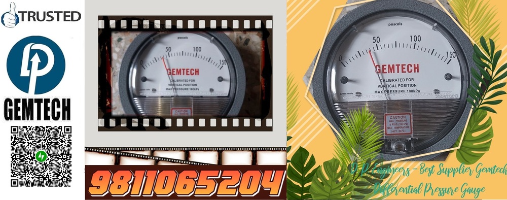 Wholesaler India GEMTECH DIFFERENTIAL PRESSURE GAUGE Contact Patiala Punjab