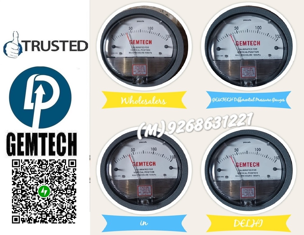 Wholesaler India GEMTECH DIFFERENTIAL PRESSURE GAUGE Contact Patiala Punjab