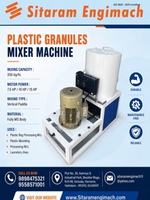 Granules Mixing Machine - Feature: Simple Control